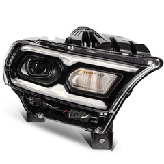 Headlights Assembly L+R For 2024-2021 Dodge Durango Black Housing w/LED DRL 6B93BC-57