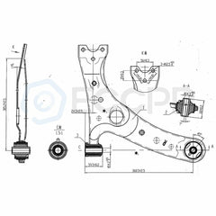 ECCPP Complete Front Suspension Kit for 2001-2005 TOYOTA RAV4 8pc ECCPP