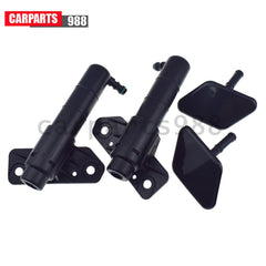 4Pcs Left Right Headlight Washer Spray Nozzle + Cover For Kia Sportage 3 2011-16 6B93BC-57