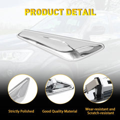 Chrome Front Right Side Fender Trim Finisher Fit for 2015-2017 BMW X3 X4 F25 F26 6B93BC-57