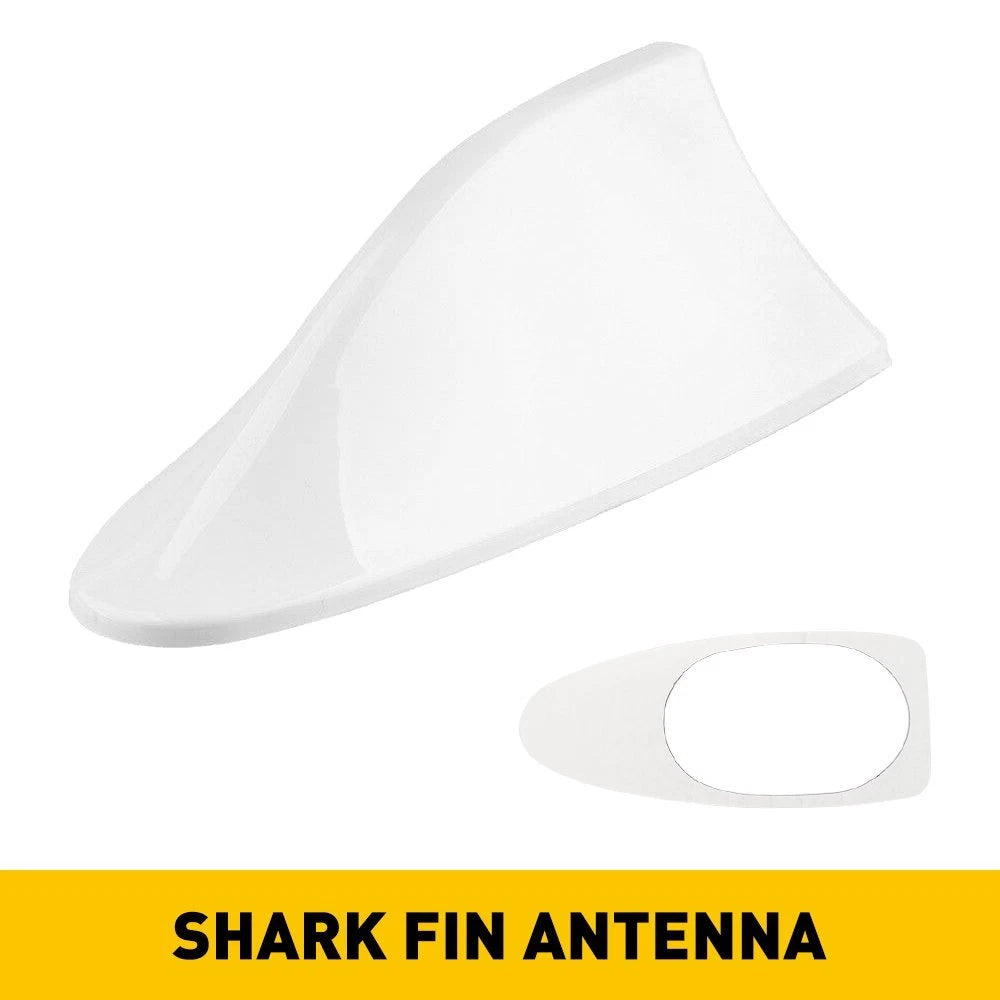 Universal Roof Shark Fin Vortex Radio Aerial Antenna Signal FM/AM White EOA 6B93BC-57