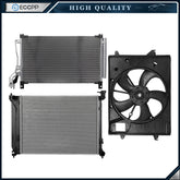 Electric Radiator Condenser Cooling Fan Kit For 2015 2016-2017 Hyundai Sonata 6B93BC-57