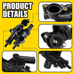 Engine Coolant Thermostat Housing Assembly for 2007-2017 Jeep Compass Patriot EA 6B93BC-57