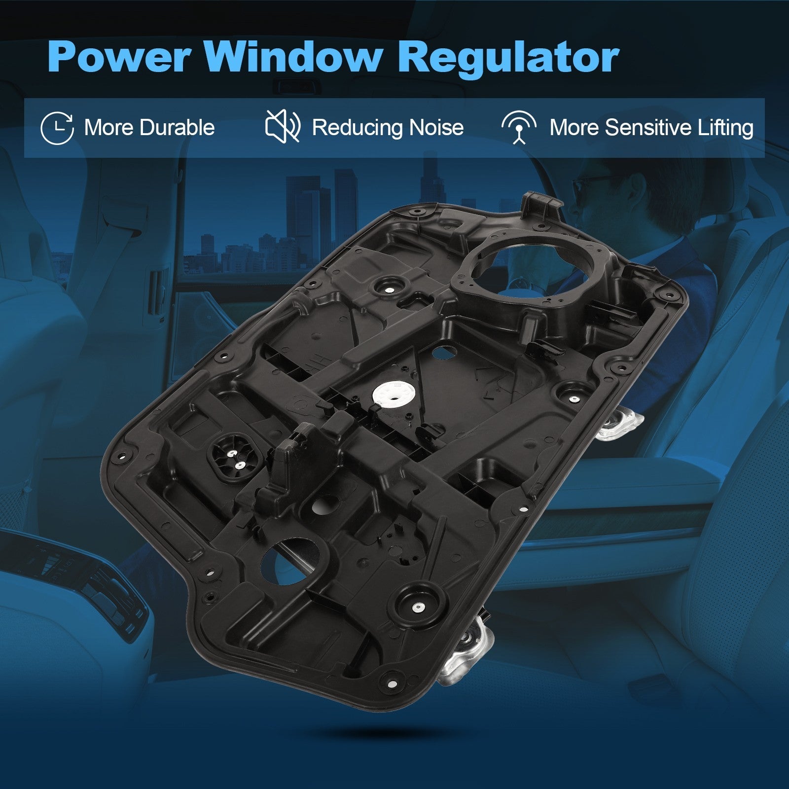 For Hyundai Sonata 2011-2014 Front Passenger RH Power Window Regulator w/o Motor 6B93BC-57