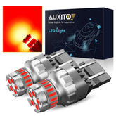 AUXITO 2PCS LED 7443 7440 T20 Red Super Bright Brake Stop Light Tail Light US EA AUXITO