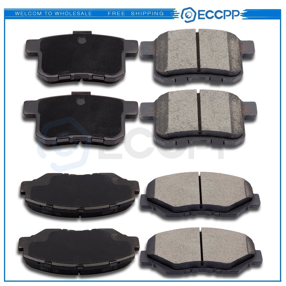 Front And Rear Ceramic Brake Pads Kit For Honda Accord 2008 2009 2010 2011 2012 6B93BC-57