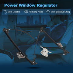 For 97-04 Porsche Boxster Front Left Power Window Regulator Without Motor