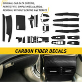 29x Carbon Fiber Style Decor Interior Kit Cover Trim For Honda Accord 2008-2012 6B93BC-57
