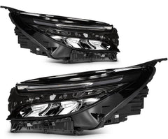 Pair LED Headlights Assembly For 2022-2024 Chevrolet Equinox LT RS 1.5L Black 6B93BC-57
