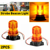 30 LED Strobe Beacon Forklift Light Truck ATV Rooftop Amber Emergency Warning 2X 6B93BC-57