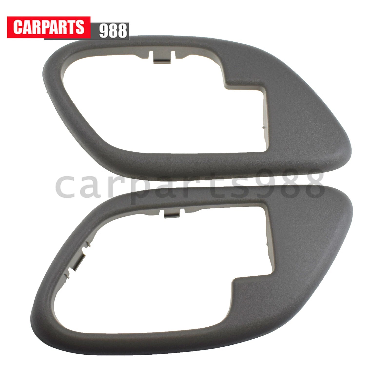2Pcs Left &Right Interior Door Handle Bezel Gray For Chevy GMC C1500 C2500 K1500 6B93BC-57