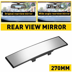 Angle View Panoramic Wide Angle Rear View Mirro Mirror Lens 270mm White Tint EA 6B93BC-57