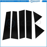 6PCS For 05-10 Chrysler 300C & Dodge Magnum Pillar Posts Door Trim Glossy Black 6B93BC-57