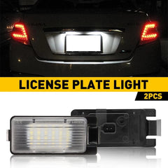 For 2003-2008 NISSAN 350Z 6000K 2PC White LED License Light Plate Lamp Assembly 6B93BC-57