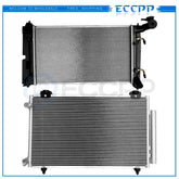 Aluminum Radiator & AC Condenser Cooling Kit For Toyota For Corolla 2005-2008 6B93BC-57