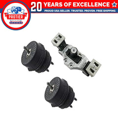 Fits 2009-2011 Hyundai Genesis 3.8L w/AUTO Trans. Motor & Trans Mount 3pc Set : 6B93BC-57