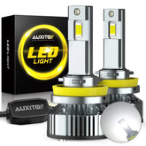 AUXITO H11 H9 H8 LED Headlight Super Bright Bulb Kit 50000LM HIGH/LOW Beam 6500K AUXITO