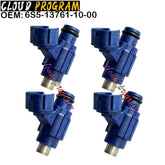 4X Fuel Injector 6S5-13761-10-00 For Yamaha WaveRunner FB1800AL FX VXR VXS VX 6B93BC-57