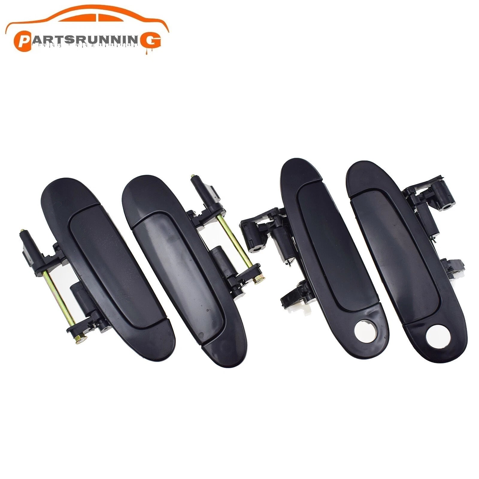For 2000-2005 Toyota Echo Yaris Front & Rear & Left & Right Exterior Door Handle 6B93BC-57