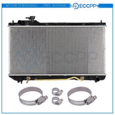 Radiator For 1998-2000 Toyota RAV4 with Universal Oil Hose Clamps Kit CU2292 6B93BC-57