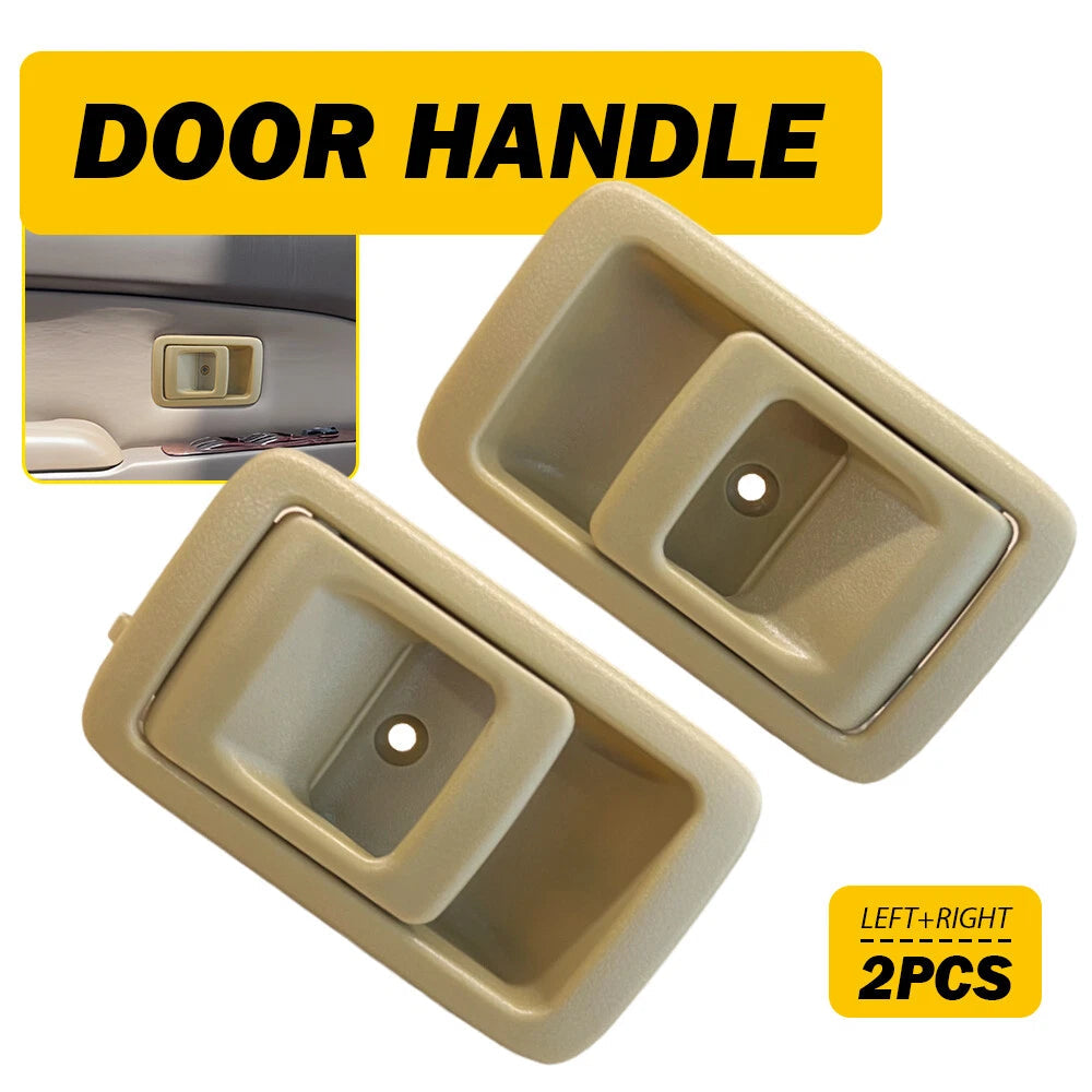 Interior Door Handle For 2001-2004 Toyota Tacoma 96-2002 4Runner Set of 2 Beige 6B93BC-57