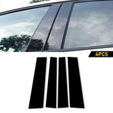 4Pcs For 2007-2021 Toyota Tundra Glossy Black Pillar Posts Door Trim Cover EOA 6B93BC-57
