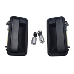 Front L & R Outside Door Handle & Lock Cylinder Kit Set for Chevy GMC 15032305 6B93BC-57