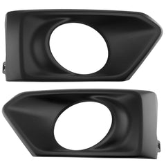 A Pair of Front Bumper Bezels Fog Light Covers Trim For 2019-2022 Nissan Altima