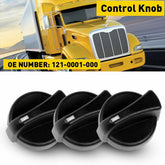 3pcs A/C Control Knob For Peterbilt 386 2006-2016, 389 2008-2021 41118 6B93BC-57