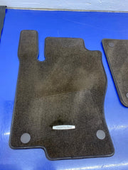 2017 - 2019 MERCEDES GLS550 OEM INTERIOR FLOOR MAT SET (3) | BROWN DESIGNO (954)