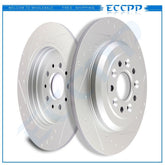 Rear Brake Rotors Discs For FORD EXPLORER FLEX TAURUS FREESTYLE FIVE HUNDRED 6B93BC-57