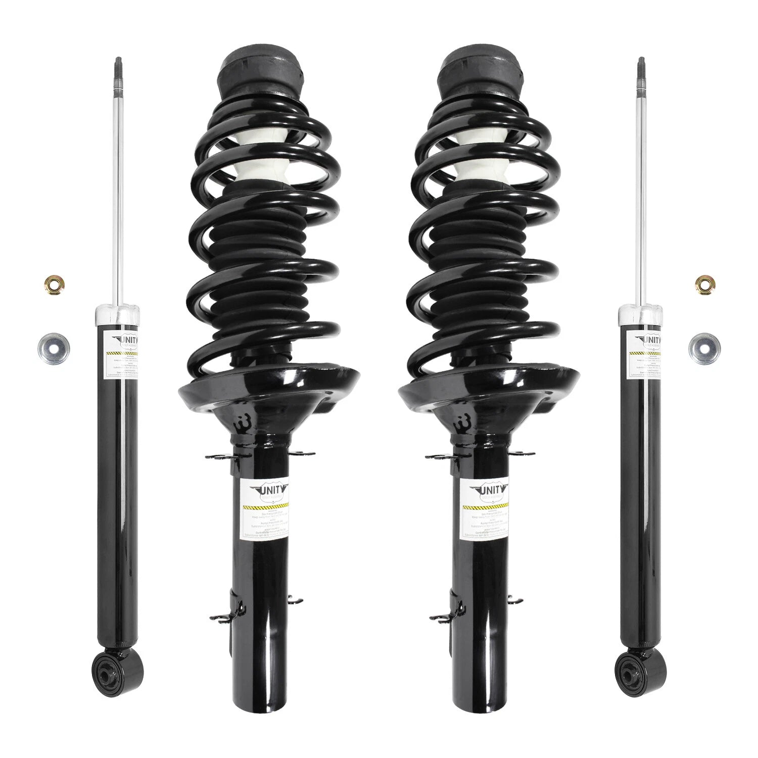 Front & Rear Complete Strut Assembly Shock Kit for 1998-2010 Volkswagon 6B93BC-57