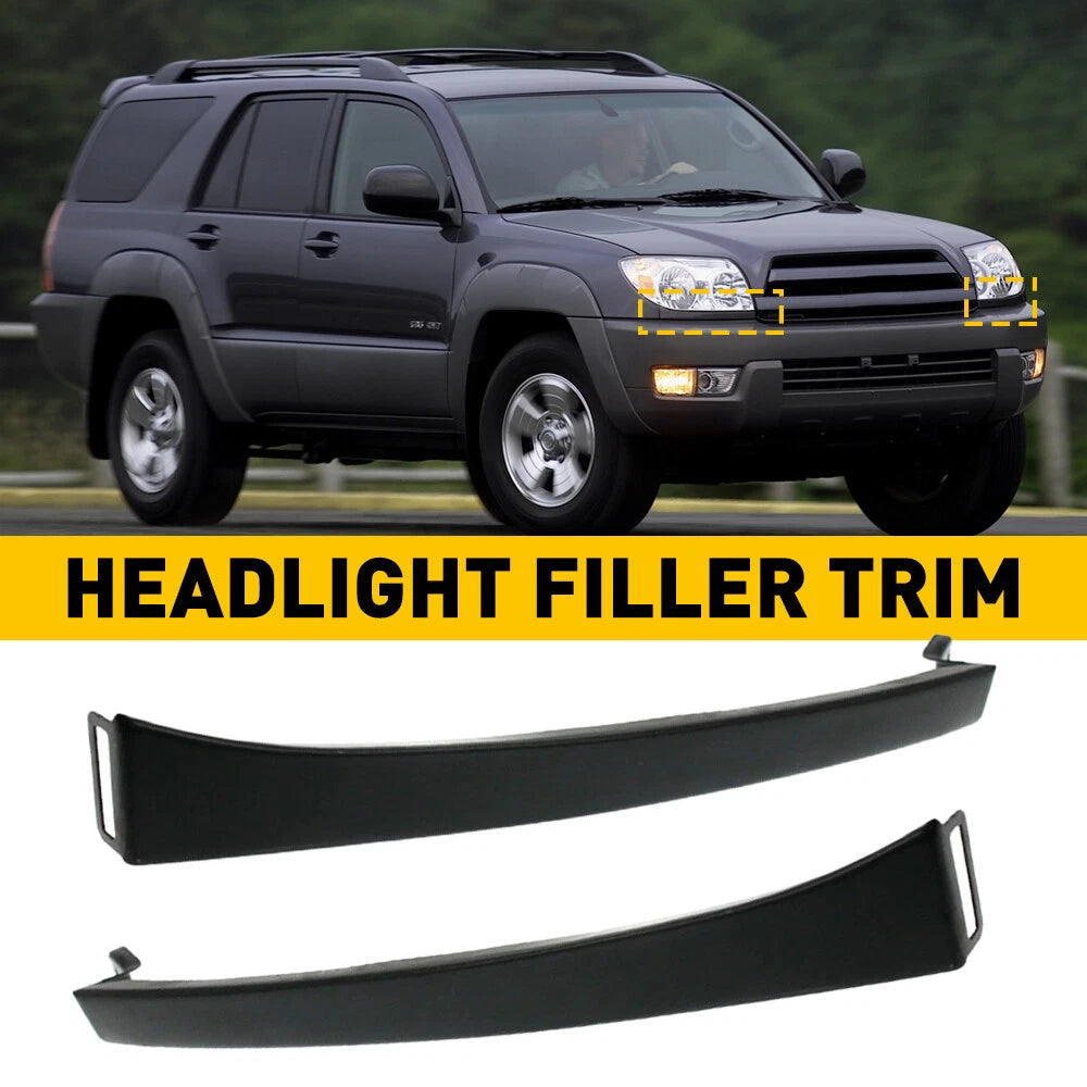FRONT BUMPER GRILLE HEADLIGHT FILLER TRIM PANELS SET FOR 03-05 TOYOTA 4RUNNER EA 6B93BC-57