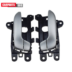 for Kia Forte Cerato 2014-2018 Set of 2 Interior Chrome Door Handle Left Right 6B93BC-57