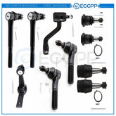 10pcs Front Ball Joints Tie Rods Pitman Arm Idler Arm For 94-99 Dodge Ram 1500 6B93BC-57