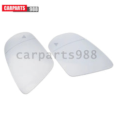 2Pcs Left Right Mirror Glass Heated w/ Blind Spot For Mercedes W205 S205 W222 6B93BC-57