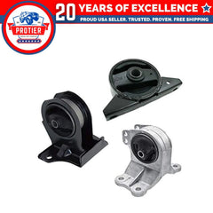 Fits 2001-2005 Dodge Stratus Coupe 2.4L w/MANUAL Motor & Trans Mount Set 3PCS 6B93BC-57