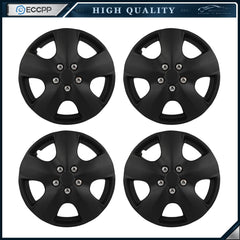 ECCPP 4X 15" Universal Hub Caps Wheel Cover Kit Snap On For R15 Tire 5 Lug Wheel 6B93BC-57