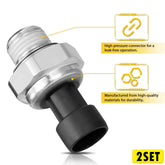 2X Oil Pressure Sensor Switch Equipment Engine 12616646 For D1846A Chevrolet GMC 6B93BC-57