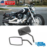 For Honda Stateline 1300 VT1300CR Chrome Rectangle Motorcycle Rear View Mirrors