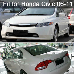 Black Pillar Posts For Honda Civic 2006-2011 (4dr) Door 6pc/Set Trim Cover Kit A 6B93BC-57
