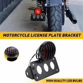 Motorcycle Mount Side & Brake Tail License Plate Bracket Light For Honda Bobber 6B93BC-57