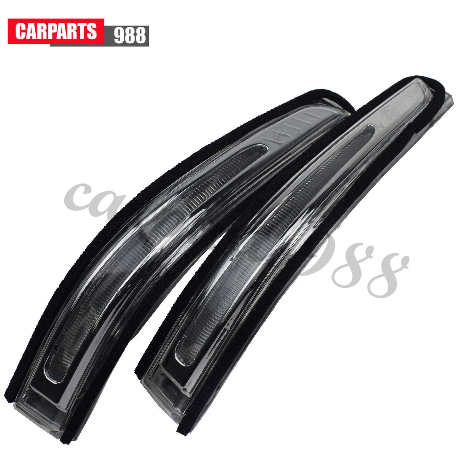 Left Right Mirror LED Turn Signal Indicator Light for 2013-2019 Hyundai Santa Fe 6B93BC-57