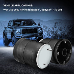 Pair Air Suspension Air Bags W01-358-9082 For Hendrickson Goodyear 1R12-092 6B93BC-57