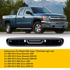AUXITO SMOKE LED 3RD TAIL THIRD BRAKE LIGHT CARGO FOR LAMP 07-13 GMC SIERRA 1500 AUXITO