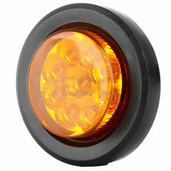 16x Red Amber 2 inch Round 9 LED Side Marker Trailer Light tail turn signal 6B93BC-57
