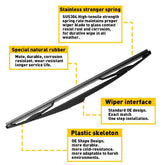 Rear Wiper Arm & Blade For Windshield Nissan Versa Hatchback 28780EL000 2007-12 6B93BC-57