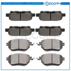 Front And Rear Performance Ceramic Pads Kit For Nissan Murano 2009-2012