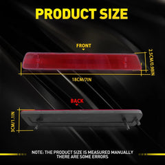 2x For 1999-2004 Ford Mustang Rear Red Lens Side Marker Light Housing Assembly A 6B93BC-57