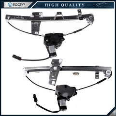 For 1999 Jeep Grand Cherokee Front Left Right Power Window Regulator With Motor 6B93BC-57